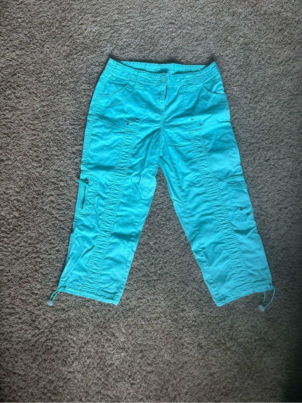 Style & Co. Aqua Cargo Capris